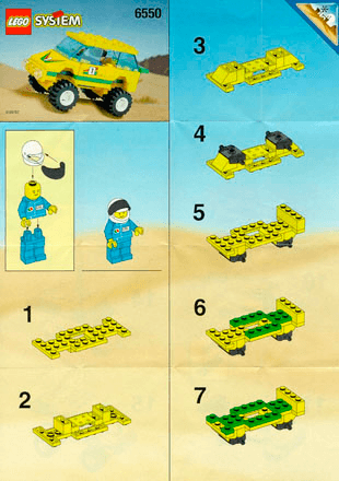 BUILDING INSTRUCTION 6550 IN