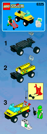 BUILD. INST. 6325 CAR 1/1