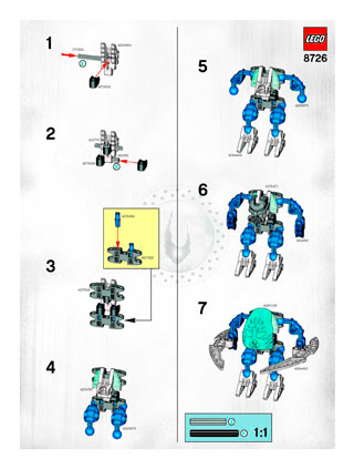 BUILDING INSTRUCTION  8726 NA